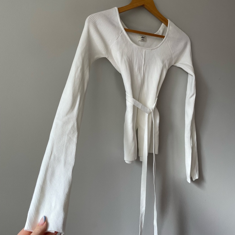 Wilfred white bell sleeve top - Picture 10 of 10